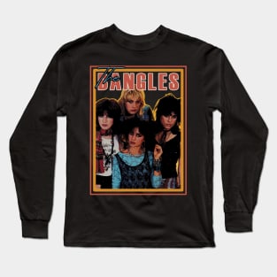 Manic Monday Blues Vintage Tees Capturing The Bangles’ Pop Rock Brilliance Long Sleeve T-Shirt